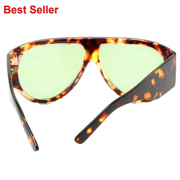 Vintage Oversized Pilot Sunglasses Big Frame Windproof UV400 Protection main image 6